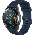 Silicone strap for Huawei Watch GT Runner / GT 3 46mm, Dark Blue