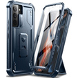 Armored case for Samsung Galaxy S22, Dexnor Full Body, dark blue