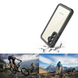 IP68 Waterproof Case for Samsung Galaxy S23 FE, Redpepper, black