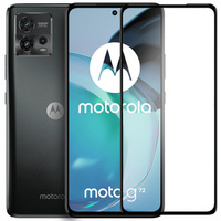 3D Tempered Glass for Motorola Moto G72, black
