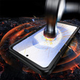 Case for Samsung Galaxy S25 Edge, Shockproof, with glass, for MagSafe, black