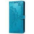 Flip case for Xiaomi Redmi 12C, Mandala, blue