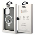 Karl Lagerfeld Ring Stand Karl & Choupette MagSafe Case for iPhone 15 Pro