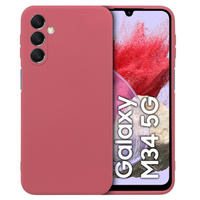 Case for Samsung Galaxy M34 5G, Silicone Lite, red