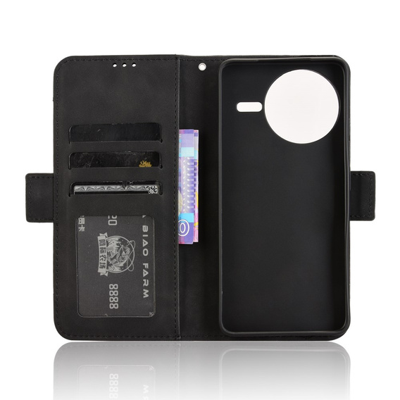 Flip case for Xiaomi Poco F7 Pro, Card Slot, black