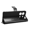 Flip case for Infinix Zero 30 5G, Crazy Horse Wallet, black