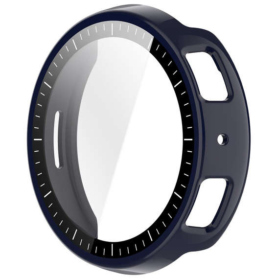 2-in-1 Case + Tempered Glass for Amazfit Active Max, navy blue