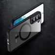 Case for Samsung Galaxy S22 5G, ERBORD Hybrid MagSafe Case, black