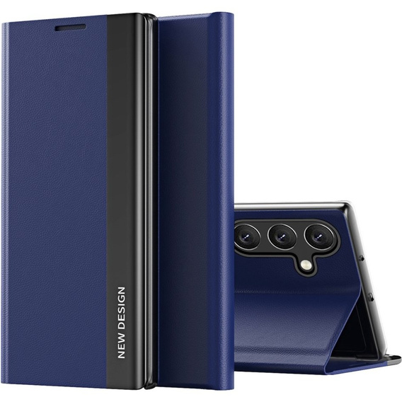Flip case for Samsung Galaxy A34 5G, Side Magnetic, dark blue
