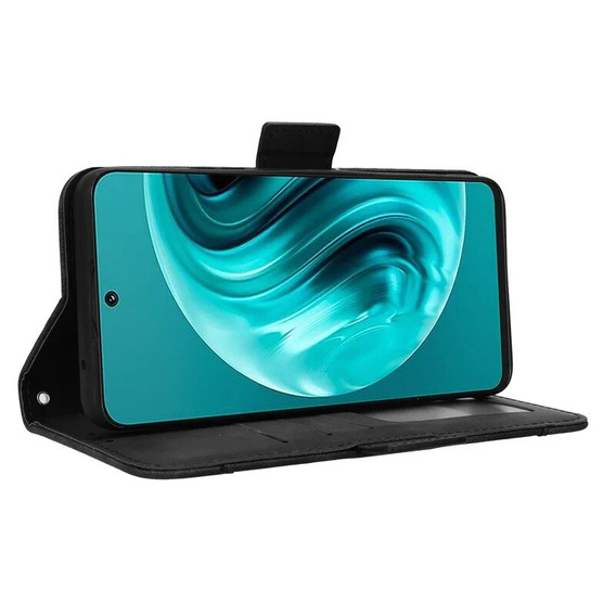 Flip case for Huawei Nova 12i, Crazy Horse Wallet, black