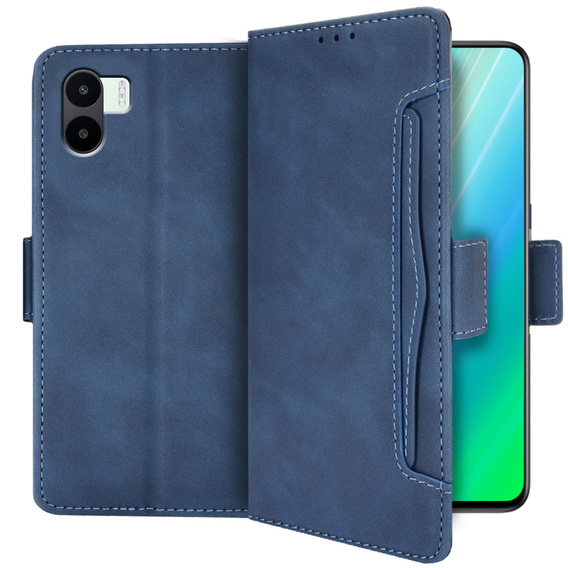 Flip case for Xiaomi Redmi A1 4G / A2 4G, Card Slot, blue