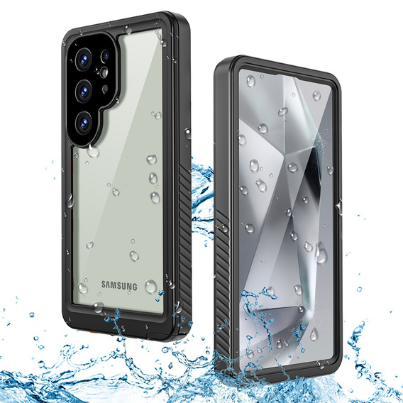 IP68 Waterproof Case for Samsung Galaxy S25 Ultra, black