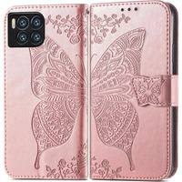 Flip case for T Phone 2 Pro 5G, Butterfly, pink rose gold