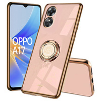 Case for Oppo A17, Electro Ring, pink
