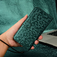 Flip case for Oppo Reno 12FS / 12F, Wallet Rhombus, green