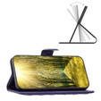 Flip case for Samsung Galaxy M15 5G, Wallet, BINFEN COLOR, blue