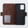 Flip case for Motorola Moto G54 5G, Card Slot, brown