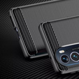 Case for Motorola Edge 30 Pro, Carbon, black