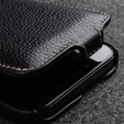 MELKCO flip case for iPhone 13, leather, flip, black