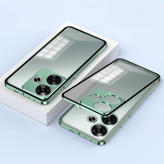 1 x Case for Xiaomi Poco F6, Frame Case, green
