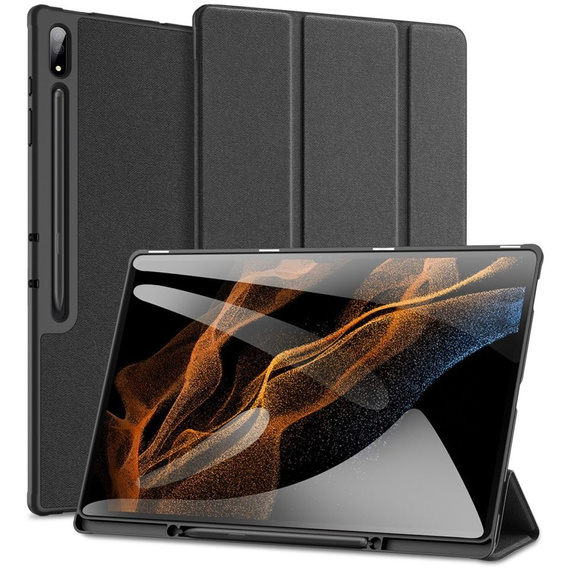 Case for Samsung Galaxy Tab S9 Ultra 14.6", Dux Ducis Domo, black
