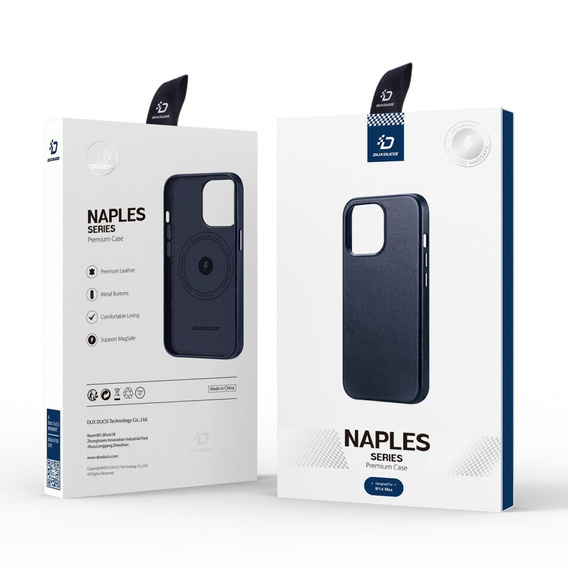 Case for iPhone 14, Dux Ducis Max Naples, blue