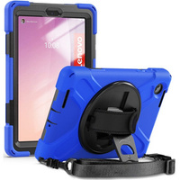 Children's case for Lenovo Tab M8 Gen 4 TB-300FU, armored with strap, blue