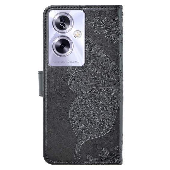Flip case for Oppo A79 5G, Butterfly, black