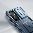 Armored case for Samsung Galaxy S24, Dexnor Full Body (Two Frames), dark blue