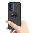 Case for Motorola Moto G200 5G, Frosted Ring, blue