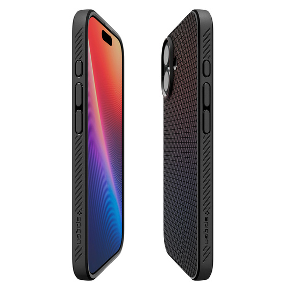 Spigen Liquid Air Case for iPhone 17, Matte Black