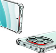 Case for Xiaomi Redmi Note 14 Pro 5G /  Poco X7 5G, Erbord Dropproof, transparent + Glass
