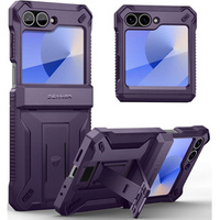 Armored Case for Samsung Galaxy Z Flip7 FE / Z Flip6, Dexnor Clip Holder, purple