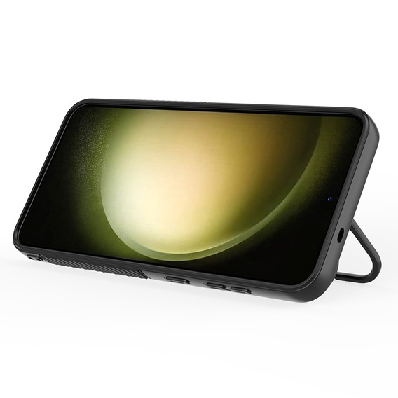 Case for Samsung Galaxy S25+ Plus, Ripple Kickstand, for MagSafe, black