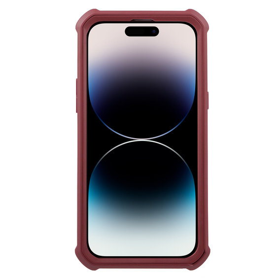Armored case for iPhone 14 Pro Max, Dexnor Full Body, red