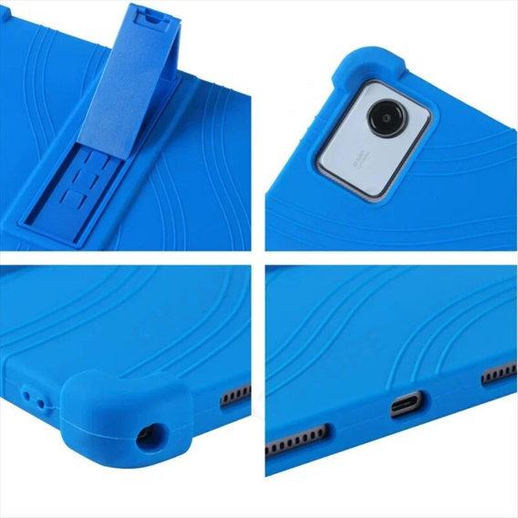 Silicone case for DOOGEE T30 Pro, Impact, armor, blue