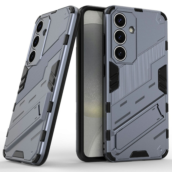 Case for Samsung Galaxy A36 5G, Military kickstand, dark blue