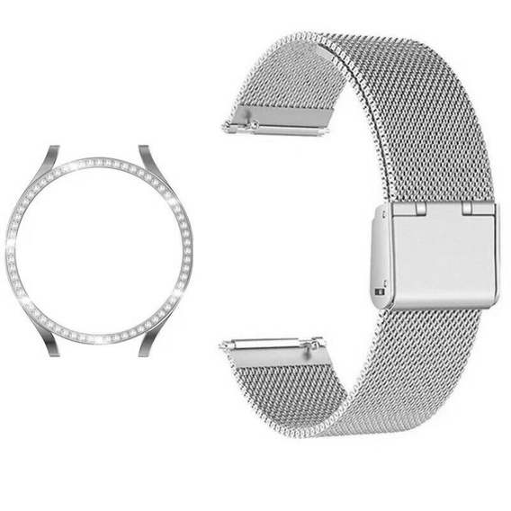 Milanese Bracelet Strap + Case for Samsung Galaxy Watch 7 40mm