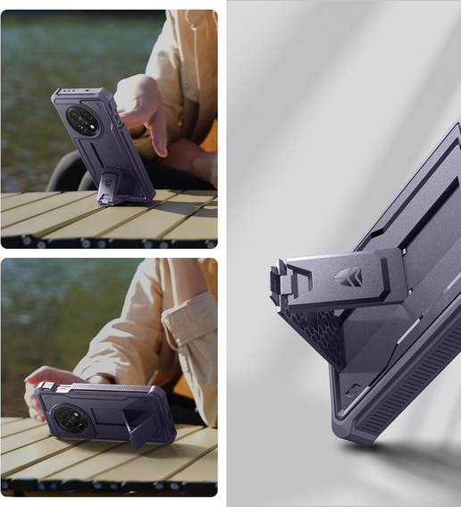 Armored case for OnePlus 13, Dexnor Full Body (Two Frames), purple
