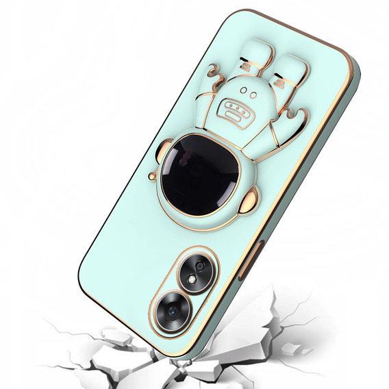 Case for Oppo A17, Astronaut, green