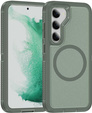 Case with frame for Samsung Galaxy S23 FE, for MagSafe, green
