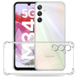 Case for Samsung Galaxy M34 5G, Anti-Shock, transparent + 9H Glass