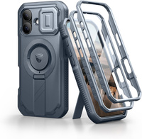 Dexnor armoured case with stand and camera shutter, for MagSafe for iPhone 17