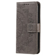 Flip case for Xiaomi Redmi Note 13 Pro+, Mandala, grey