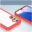 Case for Samsung Galaxy A14 4G/5G, Fusion Hybrid, transparent / red