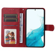 Flip case for Samsung Galaxy A34 5G, Leather Wallet, red