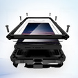 Armored case for Samsung Galaxy S25 Ultra, R-JUST, black