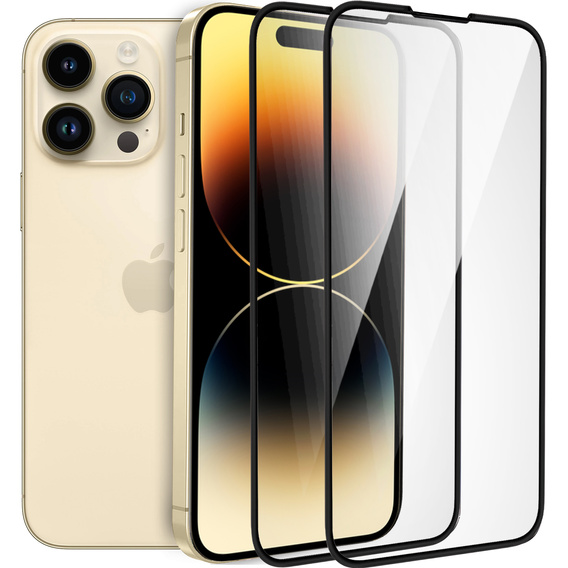 2x Ceramic ERBORD Hybrid Glass for iPhone 16E / 14 / 13 / 13 Pro