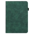 Flap case for Lenovo Tab M9, flower, green