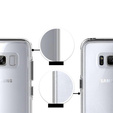 Case for Samsung Galaxy S8 Plus, Fusion Hybrid, transparent